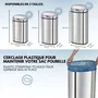 Kitchen Move MAJESTIC 80L - Poubelle de cuisine automatique en acier inoxydable