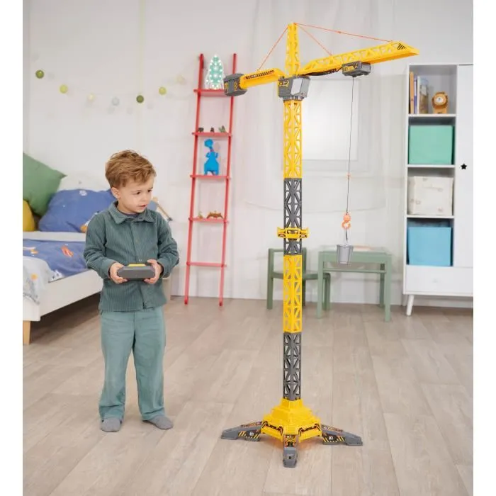 Smoby Grue de Construction Jouet Télécommandée Dickie 203729023, 150 cm, Radio-Commande Smoby Grue de Construction Jouet Télécommandée Dickie 203729023, 150 cm, Radio-Commande