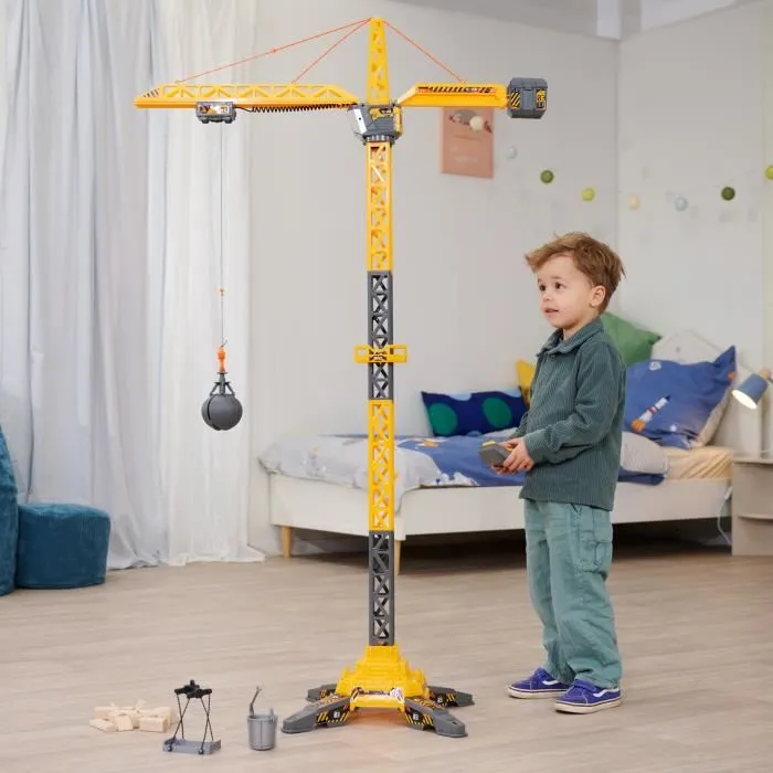 Smoby Grue de Construction Jouet Télécommandée Dickie 203729023, 150 cm, Radio-Commande Smoby Grue de Construction Jouet Télécommandée Dickie 203729023, 150 cm, Radio-Commande