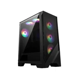 MSI MAG FORGE 120A AIRFLOW - Boîtier PC moyen tour, 6 ventilateurs Auto-RGB 120 mm, compatible GPU RTX 40 et radiateur 240 mm