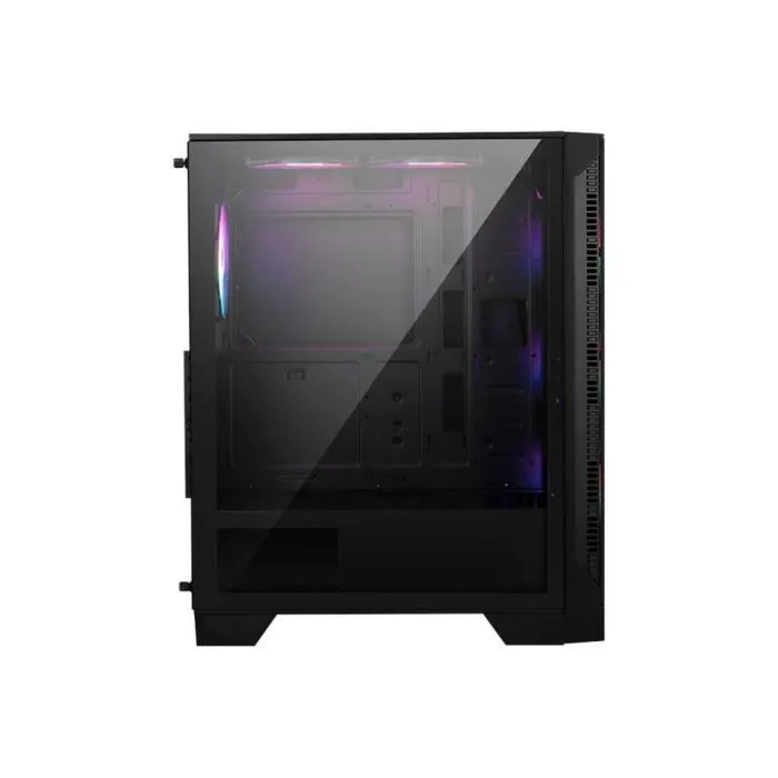 MSI MAG FORGE 120A AIRFLOW - Boîtier PC moyen tour, 6 ventilateurs Auto-RGB 120 mm, compatible GPU RTX 40 et radiateur 240 mm