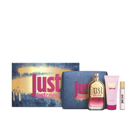 Roberto Cavalli JUST CAVALLI POUR ELLE Parfum Eau de Toilette 4 pièces - Coffret Cadeau avec Néroli et Tiaré - Fragrance pour Femme