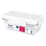 Milan Nata 624 Boîte de conservation hermétique Tritan rectangulaire blanc 1,2 L