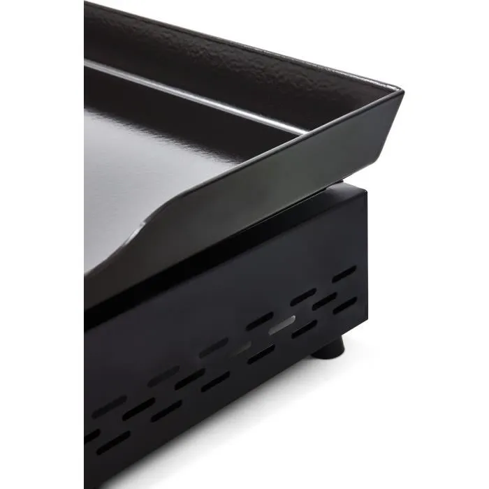 Cookingbox Plancha gaz CALI - 4 brûleurs, 9.6 kW, surface acier émaillé 77x35 cm (82x45x22 cm)