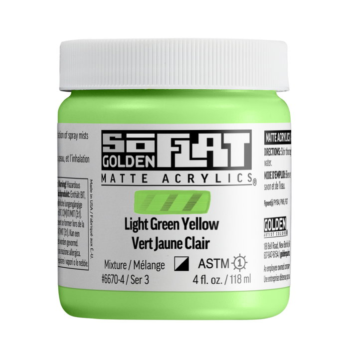 Golden SoFlat Vert Clair Jaune 118 ml Golden SoFlat Vert Clair Jaune 118 ml