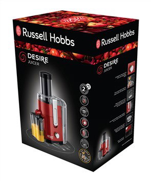 Russell Hobbs 24740-56 Blender Desire avec bec extra-large, 2 vitesses et lame en acier inoxidable - Lavable au lave-vaisselle
