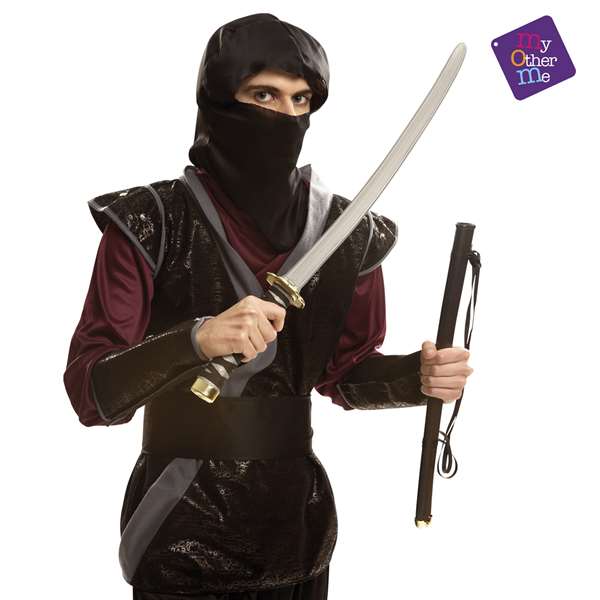 My Other Me - Espada de ninja 74 cm - Épée de jouet ninja - Version multilingue (espagnol, anglais, français, italien, portugais, allemand)
