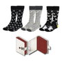 Cerdá Pack de 3 paires de chaussettes Harry Potter Taille 38-45