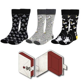 Cerdà - T3845 - Pack de 3 paires de chaussettes Harry Potter - Taille 38/45