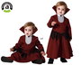 Déguisement Vampiresse Bordeaux Avec Détails en Dentelle Pour Bébé Fille 6-12 Mois - Costume Bébé Condessa pour Halloween