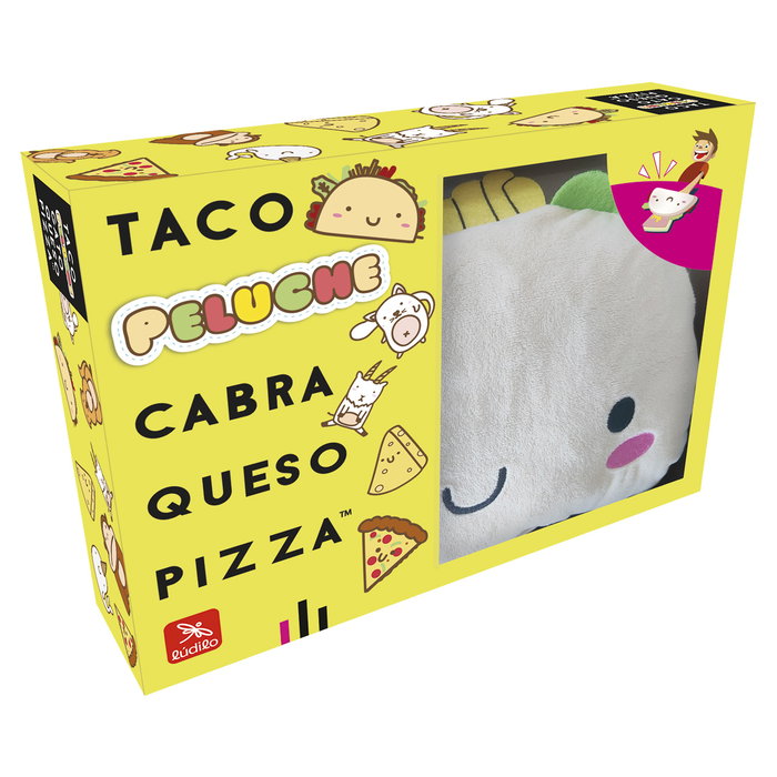 Ludilo Taco Peluche avec 65 cartes et manopla