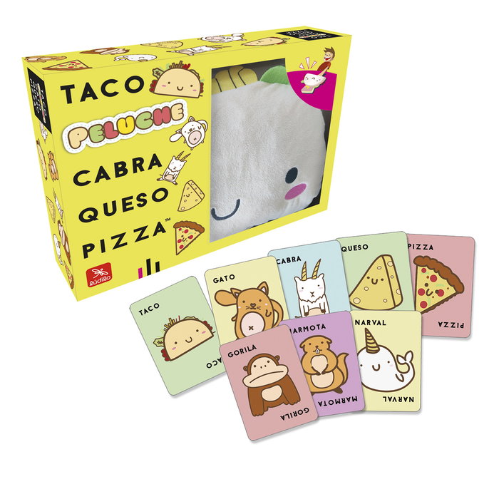 Ludilo Taco Peluche avec 65 cartes et manopla