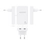 Chargeur mural Aisens ASCH-65W2P077-W Blanc 65 W