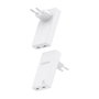 Chargeur mural Aisens ASCH-65W2P077-W Blanc 65 W