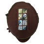 Loungefly Sac à dos Michael Myers Halloween en cuir vegan avec bandoulière ajustable, détails phosphorescents et broderies - 16.25x19.37x7.5 cm