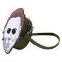 Loungefly Sac à dos Michael Myers Halloween en cuir vegan avec bandoulière ajustable, détails phosphorescents et broderies - 16.25x19.37x7.5 cm