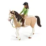 Schleich - Aventures au camping de Sarah, coffret figurines avec 23 éléments dont 1 cheval et 1 personnage - HORSE CLUB 42533