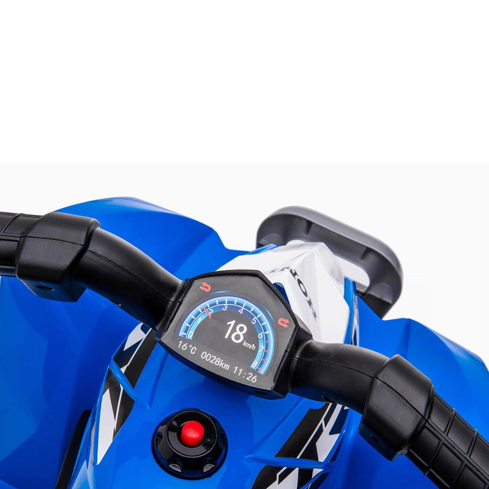 TACHAN - Quad Honda 6V pour enfants avec klaxon, phares avant et roues à suspension - Jeu éducatif multilingue - À partir de 18 mois TACHAN - Quad Honda 6V pour enfants avec klaxon, phares avant et roues à suspension - Jeu éducatif multilingue - À partir de 18 mois
