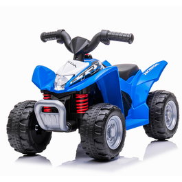 TACHAN - Quad Honda 6V pour enfants avec klaxon, phares avant et roues à suspension - Jeu éducatif multilingue - À partir de 18 mois