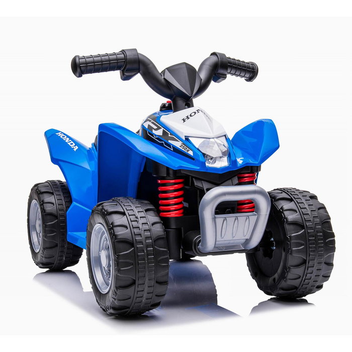 TACHAN - Quad Honda 6V pour enfants avec klaxon, phares avant et roues à suspension - Jeu éducatif multilingue - À partir de 18 mois TACHAN - Quad Honda 6V pour enfants avec klaxon, phares avant et roues à suspension - Jeu éducatif multilingue - À partir de 18 mois