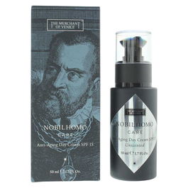 The Merchant Of Venice Nobil Homo Care - Crème Visage Nourrissante avec SPF 15 - Soin Quotidien pour Hommes - 50 ml