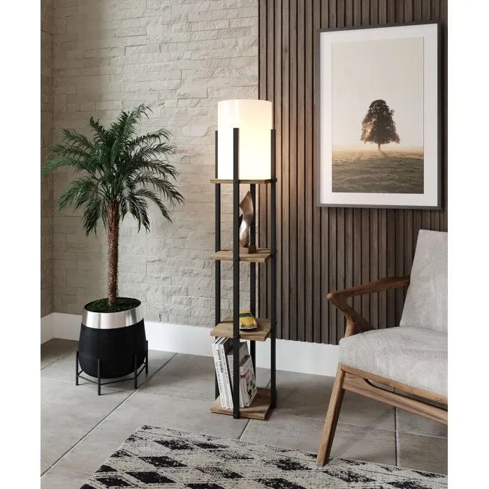 D By M.Red Lampadaire NORA Noir et Naturel D By M.Red Lampadaire NORA Noir et Naturel