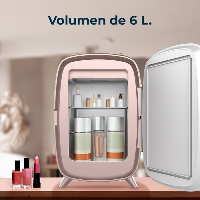 Mini Réfrigérateur à Cosmétiques Cecotec CoolingBeauty 6000 Miroir 18 W 6 L Mini Réfrigérateur à Cosmétiques Cecotec CoolingBeauty 6000 Miroir 18 W 6 L