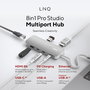 Hub USB Linq Byelements LQ49081PS Blanc Gris
