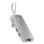 Hub USB Linq Byelements LQ49081PS Blanc Gris