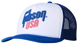 Gibson Casquette USA Foam Trucker Blanc / Bleu