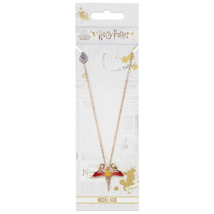 THE CARAT SHOP - Pendentif Fawkes - Phénix Harry Potter - Alliage de zinc - Bijou de collection THE CARAT SHOP - Pendentif Fawkes - Phénix Harry Potter - Alliage de zinc - Bijou de collection