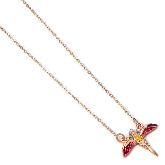 THE CARAT SHOP - Pendentif Fawkes - Phénix Harry Potter - Alliage de zinc - Bijou de collection THE CARAT SHOP - Pendentif Fawkes - Phénix Harry Potter - Alliage de zinc - Bijou de collection