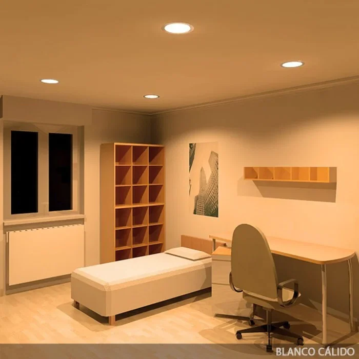 Placa LED Circular 18W 1800Lm 2700K Blanc Chaud [GR-RDP1305-18W-WW]