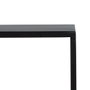 BigBuy Home Meuble d'Entrée Noir Naturel 122,5 x 22,5 x 75 cm