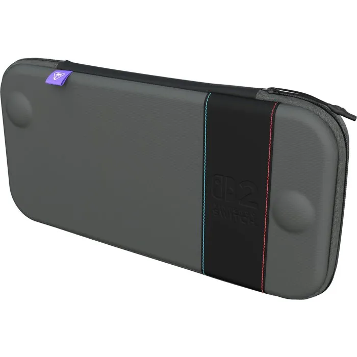 Turtle Beach PlayTrek Étui fin pour Nintendo Switch 2 - Gris anthracite, coque rigide EVA, rangement cartes Turtle Beach PlayTrek Étui fin pour Nintendo Switch 2 - Gris anthracite, coque rigide EVA, rangement cartes