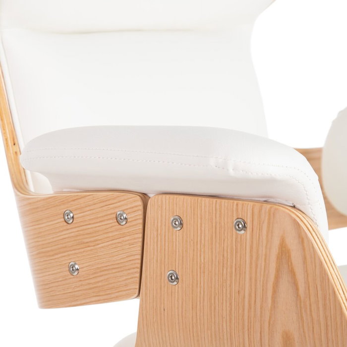 BigBuy Home Fauteuil Blanc Naturel