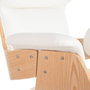 BigBuy Home Fauteuil Blanc Naturel