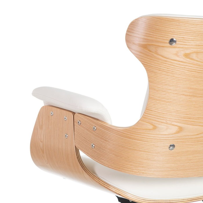 BigBuy Home Fauteuil Blanc Naturel
