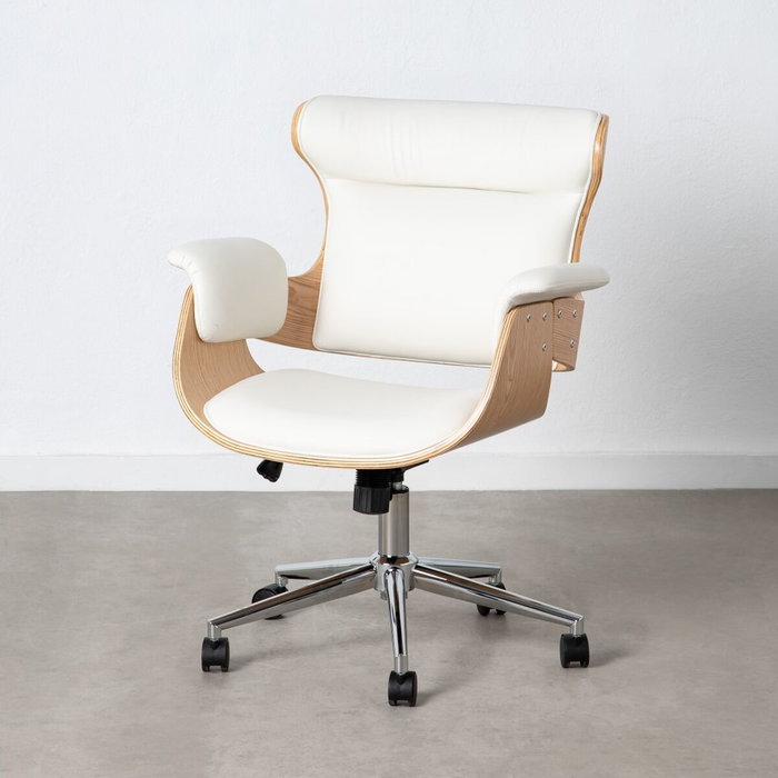BigBuy Home Fauteuil Blanc Naturel