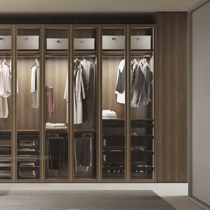 Emuca Panier métallique pour armoires et dressings Quartz, 440 (M60), Acier, Titane