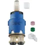 Grohe Cartouche Silkmove 28 mm 46580000 pour mitigeurs monocommande avec système d'étanchéité céramique et limiteur de température