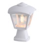 Fumagalli Disma/Roby - Applique murale IP55, blanc, résine UV, E27, 195x195x290 mm