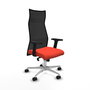 Piqueras y Crespo Chaise de Bureau Albacete Orange Foncé et Noir