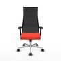 Piqueras y Crespo Chaise de Bureau Albacete Orange Foncé et Noir