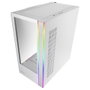 Mars Gaming MCULT E Boîtier PC Tour ATX EATX Blanc avec Panneaux Vitre Trempée et Gestion Câbles