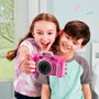 V-Tech Appareil Photo Enfant Kidizoom Duo Fx 12 en Rose 80-519957 avec Effets, Jeux, USB et Résistant aux Chutes - Langue Espagnol