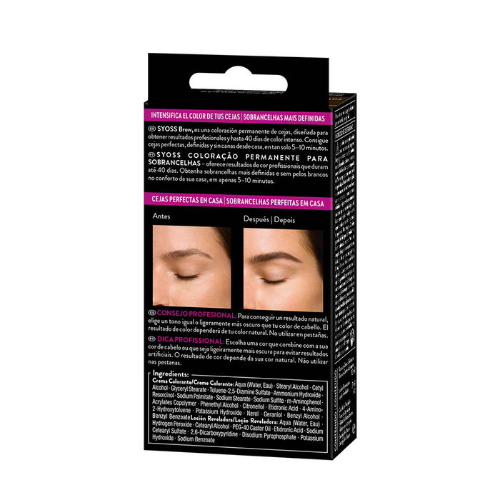 Syoss Teinture de Sourcils Brun Foncé Permanent 1 unité