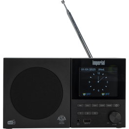 Imperial DABman-120BK Radio DAB+ avec boîtier en bois noir