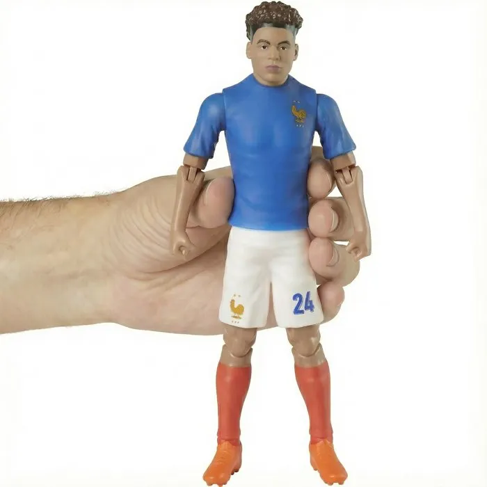 Megableu Figurine articulée Désiré Doué No 24 - Équipe de France - 20 cm - Football