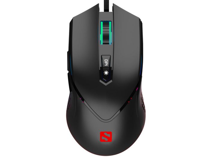 Sandberg Azazinator Mouse 6400 - Souris de jeu sans fil à haute résolution avec rétroéclairage RGB programmable